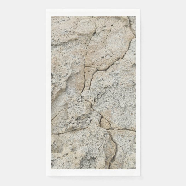 Sandy stone pattern paper guest towels napkin (Front)