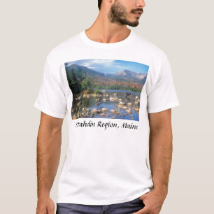 Sandy Stream Pond and Moose, Katahdin Region, M... T-Shirt