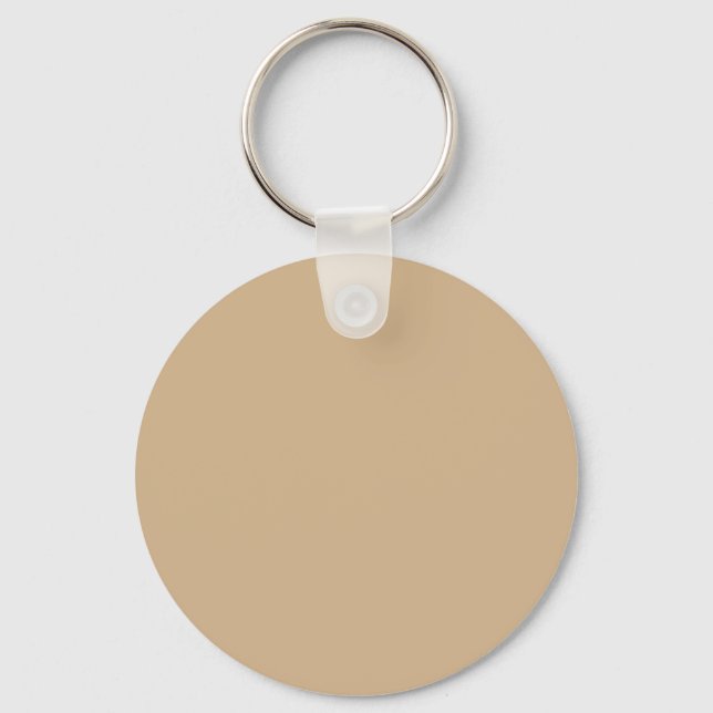 Sandy Tan D2B48C - Option to Add Name Key Ring (Front)