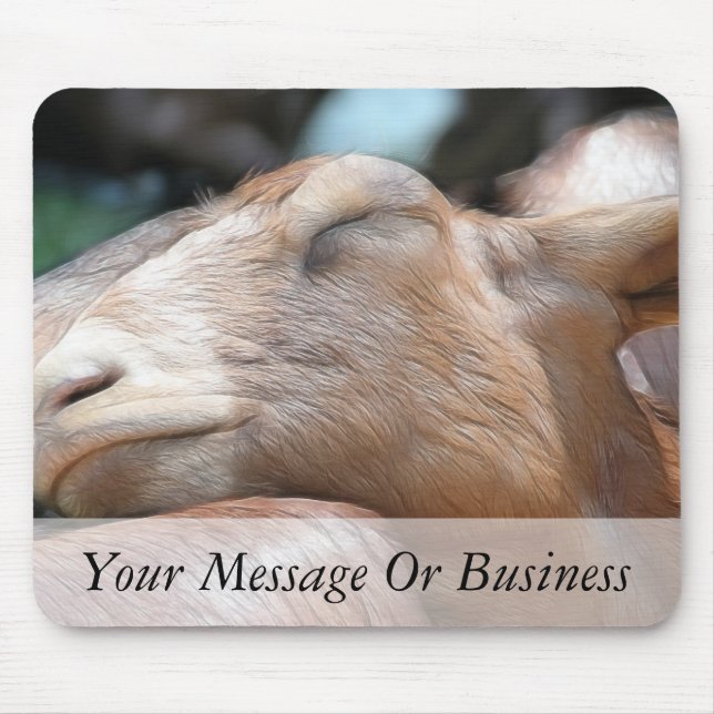 Sandy The Goat - Nap Time! Mouse Pad (Front)