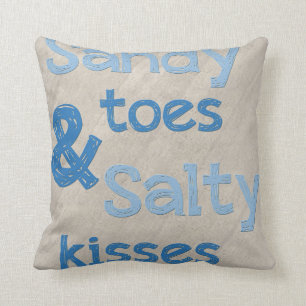 Sandy Toes Salty Kisses Cushion