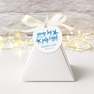 Sandy Toes & Salty Kisses Destination Wedding Favour Tags