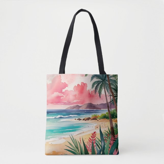 Sandy Toes Tote Bag (Front)