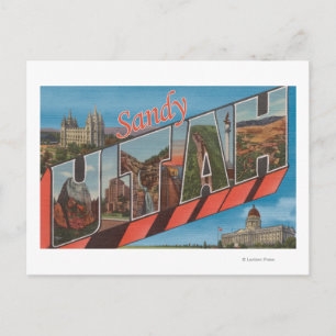 Sandy, UtahLarge Letter ScenesSandy, UT Postcard