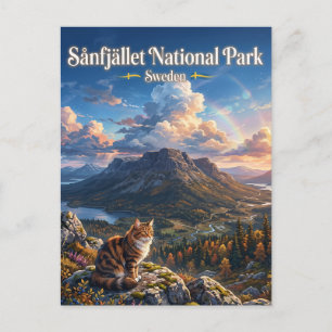 Sånfjället National Park Sweden Postcard
