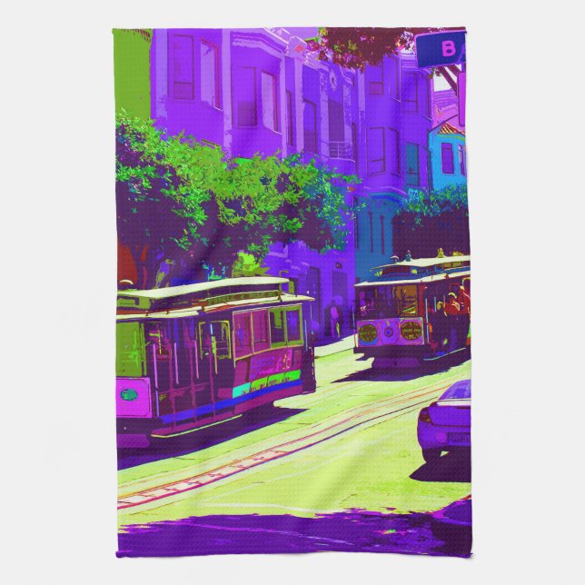 SanFrancisco 003 Tea Towel (Vertical)