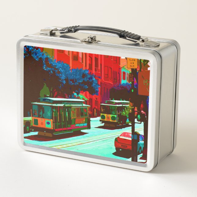 SanFrancisco 005 Metal Lunch Box (Front)