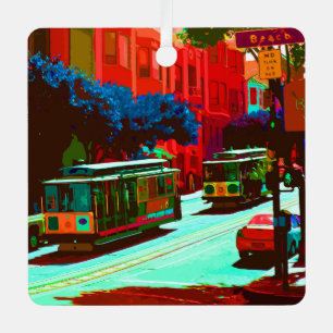 SanFrancisco 005 Metal Tree Decoration