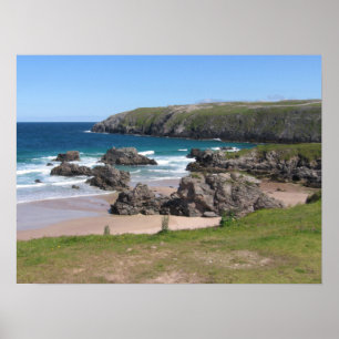 Sango Bay, Durness, Scotland Poster