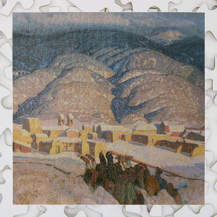 Sangre de Cristo Mountains by Blumenschein Jigsaw Puzzle