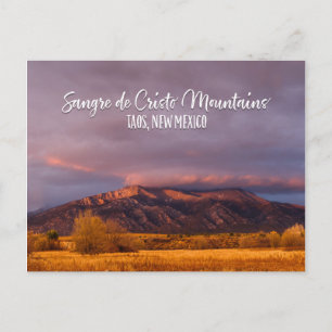 Sangre de Cristo Mountains near Taos, New Mexico Postcard