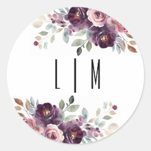 Sangria Classic Round Sticker