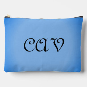 Sangria Cornflower Blue Accessory Pouch
