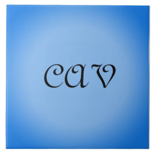 Sangria Cornflower Blue  Ceramic Tile