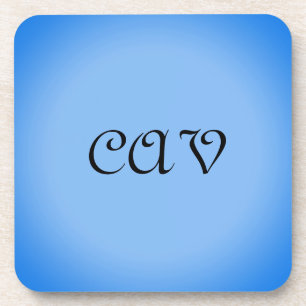 Sangria Cornflower Blue Coaster