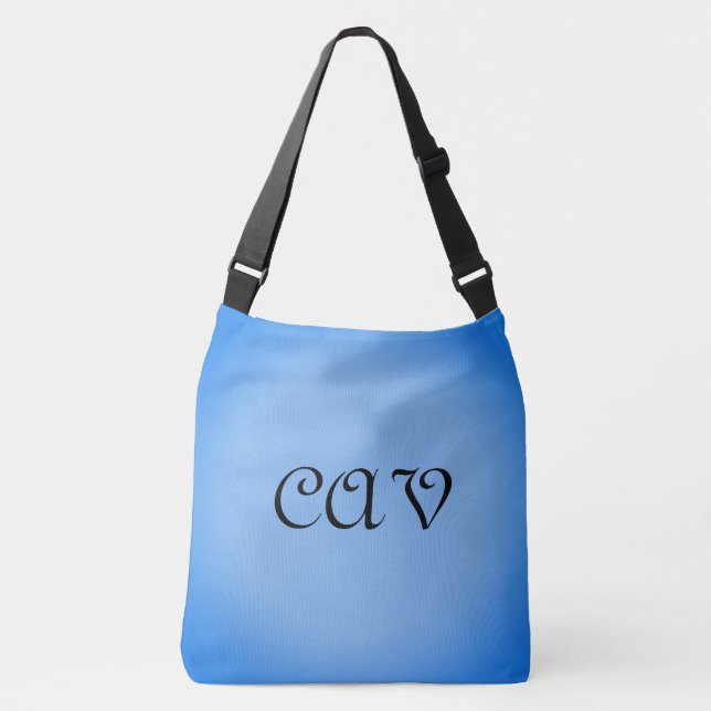 Sangria Cornflower Blue  Crossbody Bag (Front)