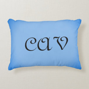 Sangria Cornflower Blue Decorative Cushion