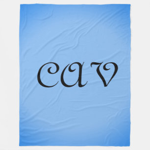Sangria Cornflower Blue  Fleece Blanket