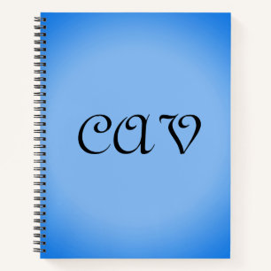 Sangria Cornflower Blue  Notebook