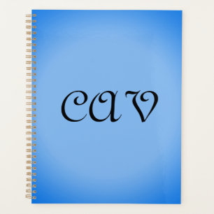 Sangria Cornflower Blue  Planner