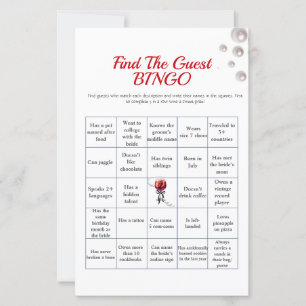 Sangria Find the Guest Bridal Shower Bingo game