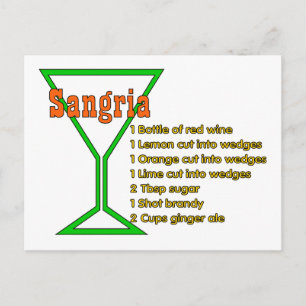 Sangria Postcard
