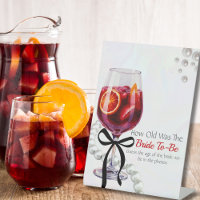  Sangria & Sass "Guess the Bride’s Age"