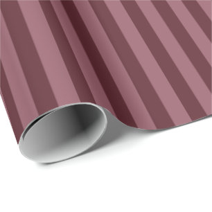 Sangria & Smyrna Purple Stripes Wrapping Paper