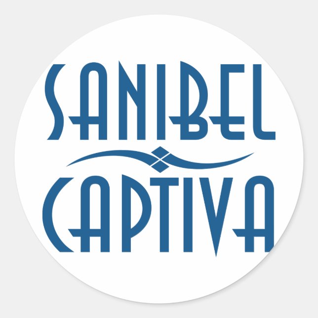 Sanibel Captiva Islands Florida Classic Round Sticker (Front)