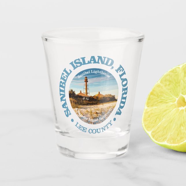 Sanibel Island (C) Shot Glass (Front)