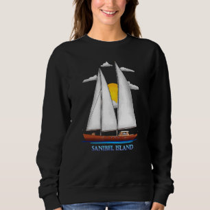 Sanibel Island Coastal Nautical Sailing Sailor Sweatshirt