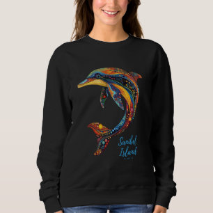 Sanibel Island FL Florida Retro Beach Vacation Oce Sweatshirt