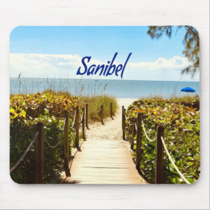 Sanibel Island Florida Beach Ocean Mouse Pad
