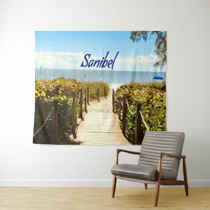Sanibel Island Florida Beach Ocean Tapestry