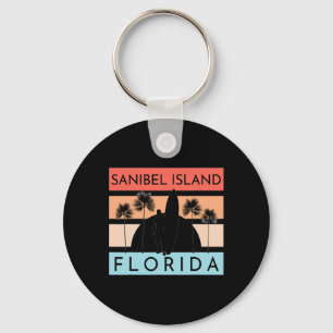 Sanibel Island Florida Beach Surfing Summer Vacati Key Ring