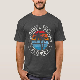 Sanibel Island Florida Fl 70S retro T-Shirt