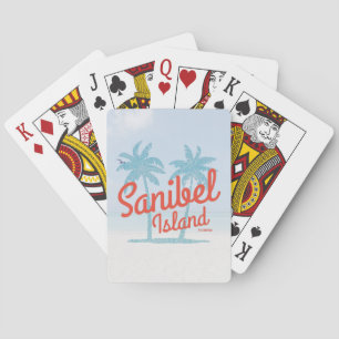 Sanibel Island Florida Gulf Coast Souvenir Playing Cards