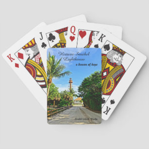 Sanibel Island Florida Lighthouse Beacon of Hope  Playing Cards