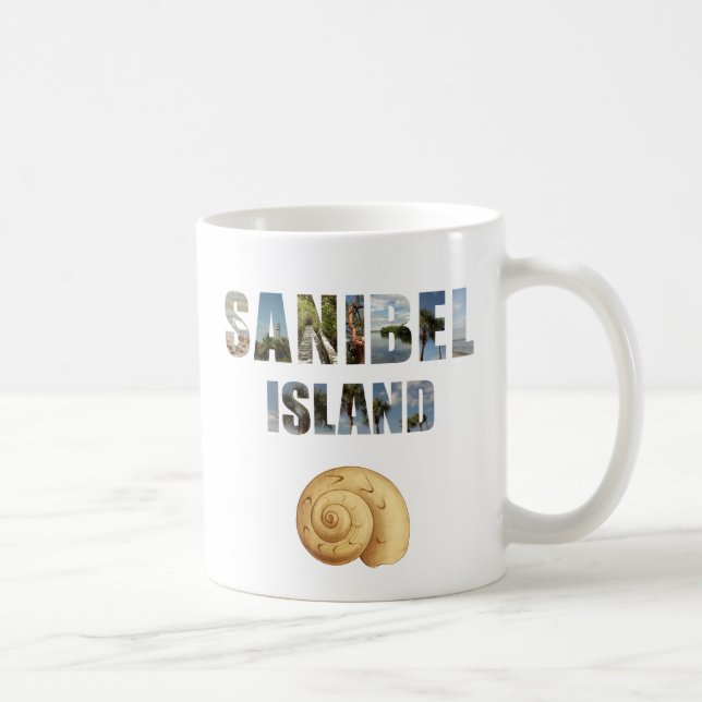 Sanibel Island Florida Seashell Beach Photos Coffee Mug (Right)