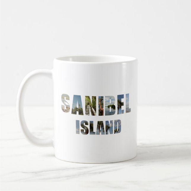 Sanibel Island Florida Seashell Beach Photos Coffee Mug (Left)