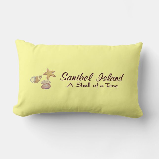 Sanibel Island, Florida Shells Lumbar Cushion (Front)