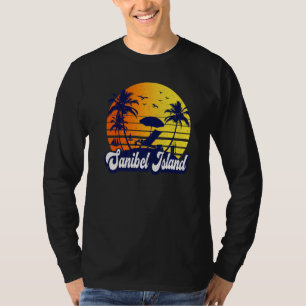 Sanibel Island Florida Sunset Beach Retro Premium T-Shirt