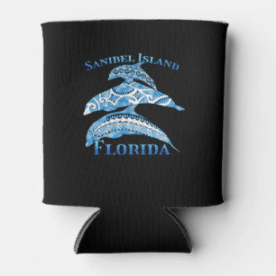 Sanibel Island Florida Vacation Tribal Dolphins Can Cooler