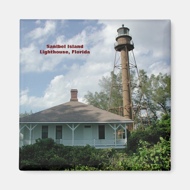 Sanibel Island Lighthouse Fl. Magnet (Front)