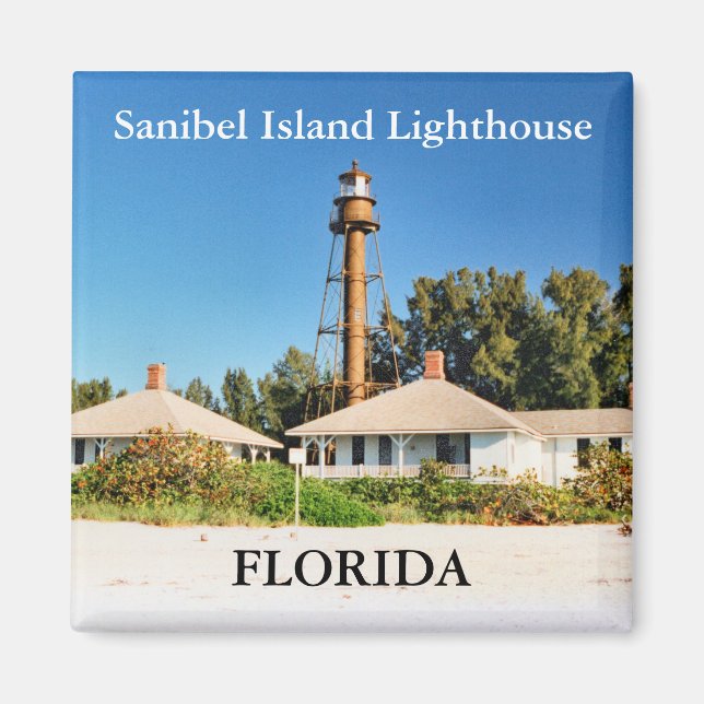 Sanibel Island Lighthouse, Florida Magnet (Front)