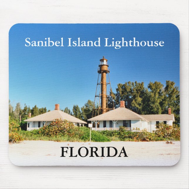 Sanibel Island Lighthouse, Florida Mousepad (Front)