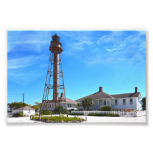 Sanibel Island Lighthouse, Florida Photo Print