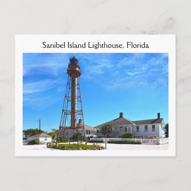 Sanibel Island Lighthouse, Florida Postcard (Front)