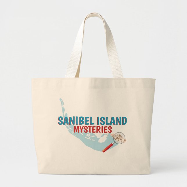 Sanibel Island Mysteries beach bag (Front)