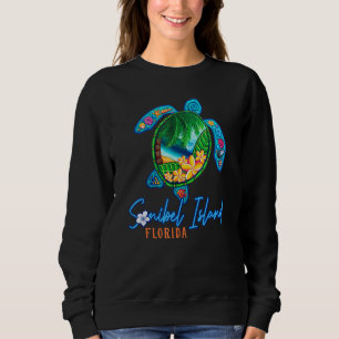 Sanibel Island Sea Turtle Florida Vacation Family Sweatshirt